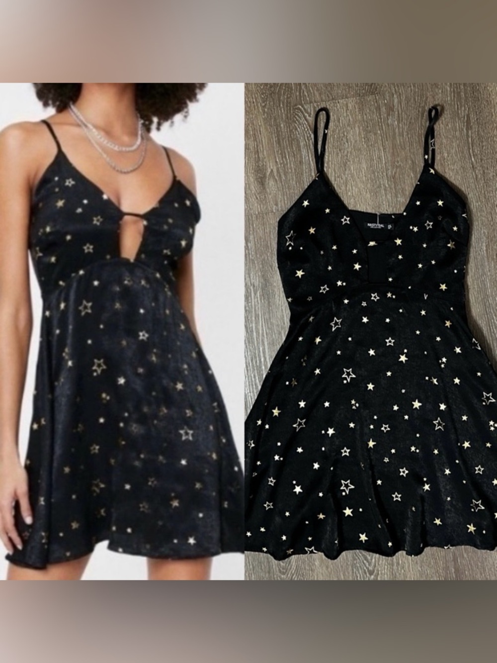 NWT Nasty Gal Star  Mini Dress. Size US
6